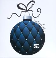 Christmas Bauble Quilted Sparkling - 266W