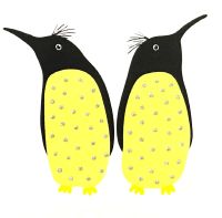 Penguins (lemon), white - 285LG
