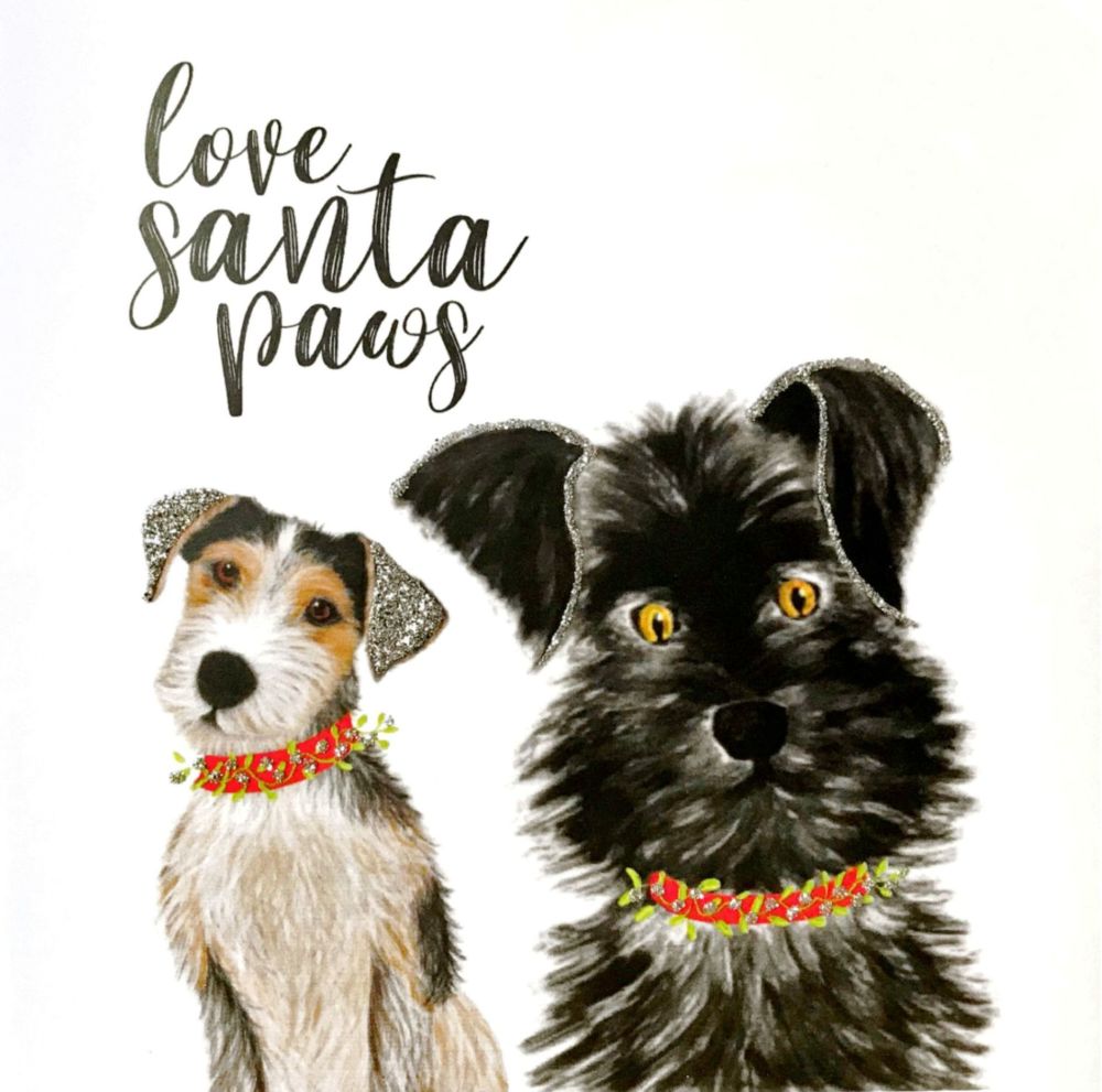Christmas Dogs, Jack & Schnauzer