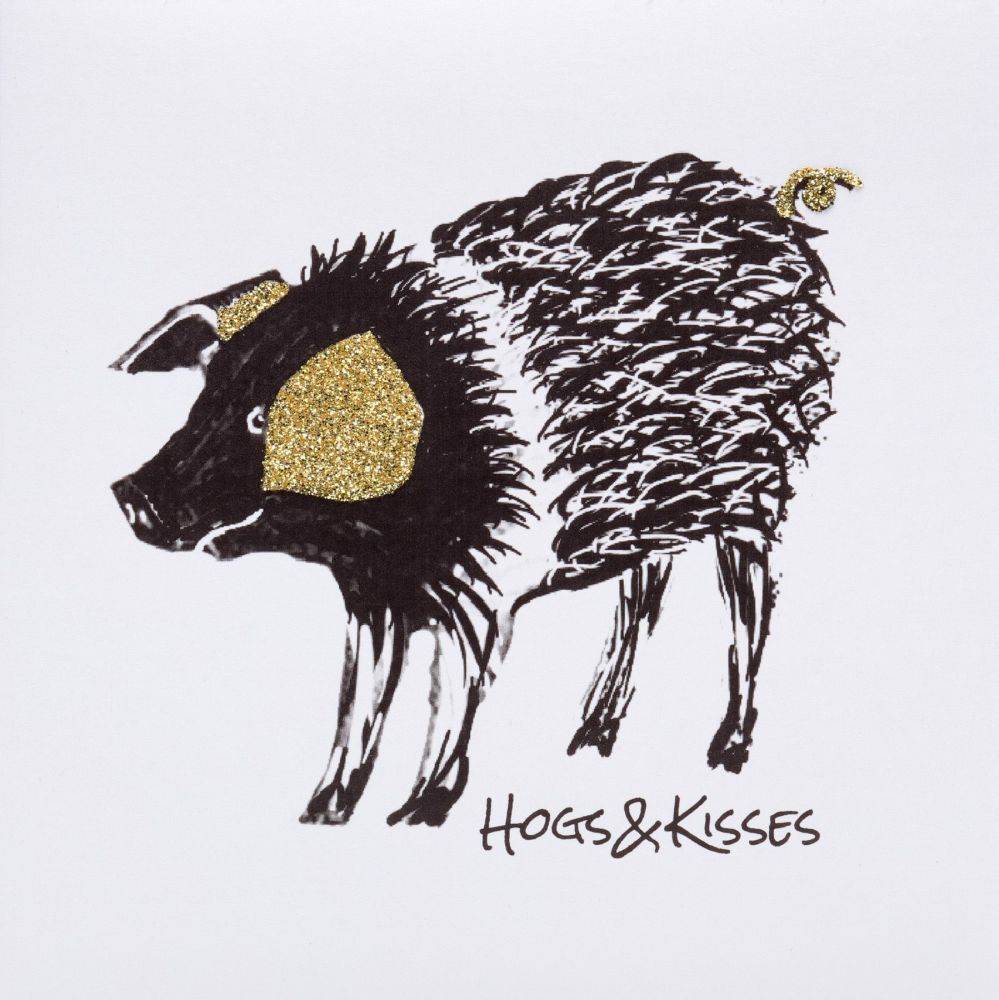 Hogs and Kisses pig - 30W