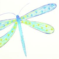 Dragonfly Blue Green - 397BG