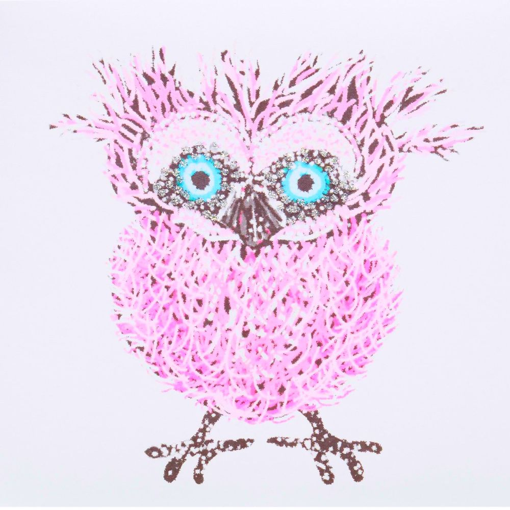 Quirky Owl Pink
