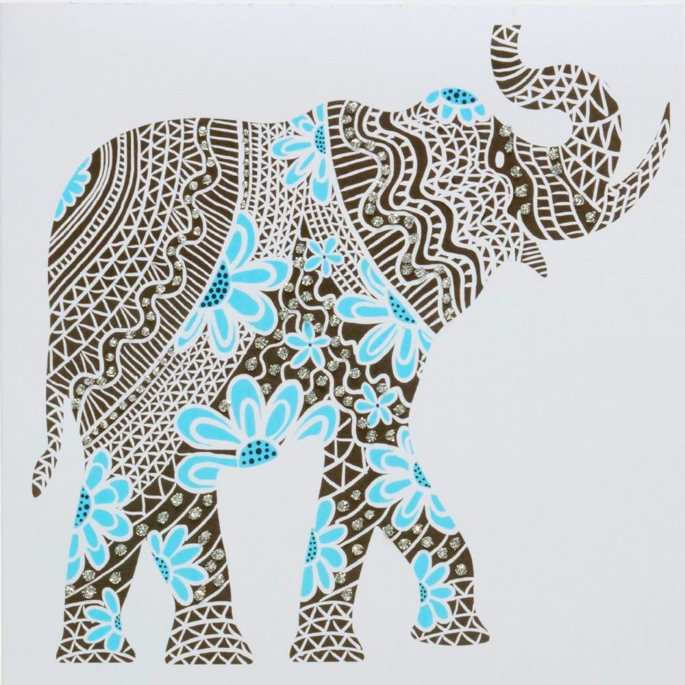 Elephant ( Blue ) - 7BW