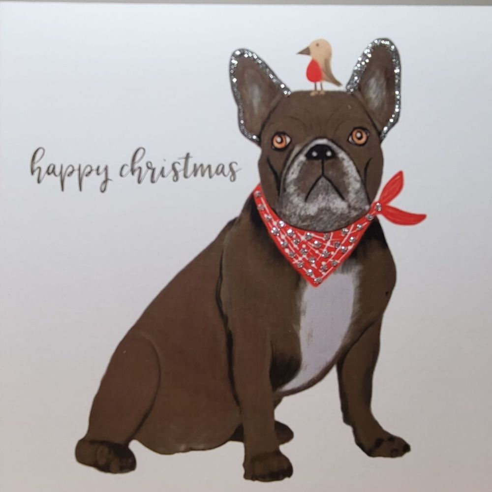 Christmas Dog, French bulldog - 359XW