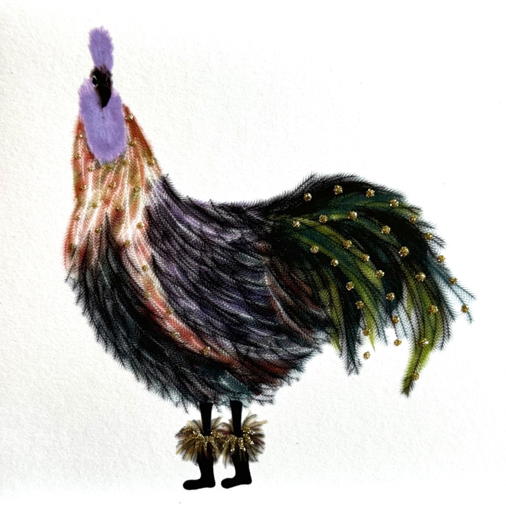 06AG  Rooster mauve