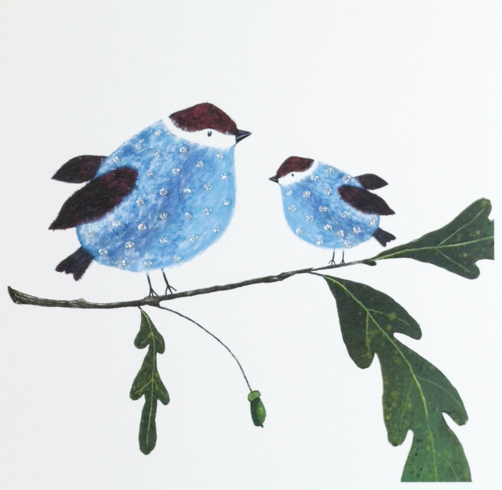 195 G  Blue birds