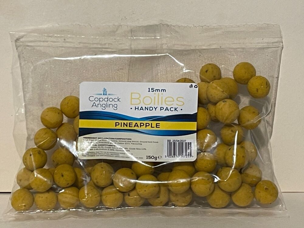 Boilies Handy Pack 15mm 150g Pineapple