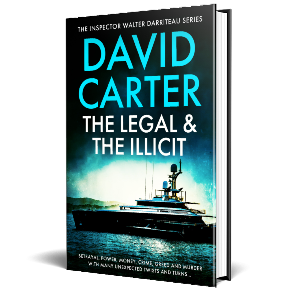 The Legal &amp; the Illicit Hard back cover 3D