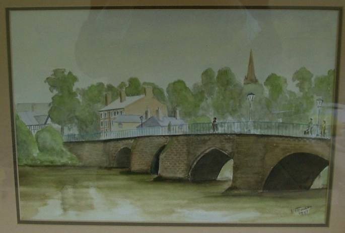 Handbridge Bridge Watercolou