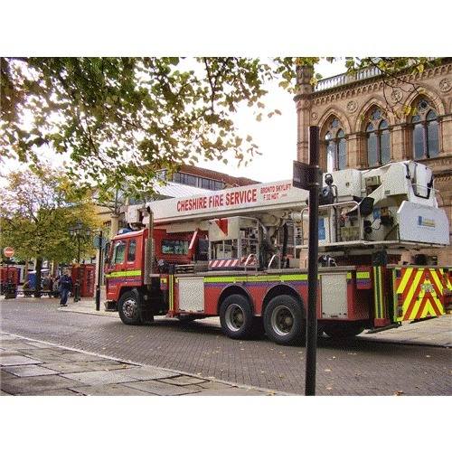 Cheshire Fire service vehicle in Chester