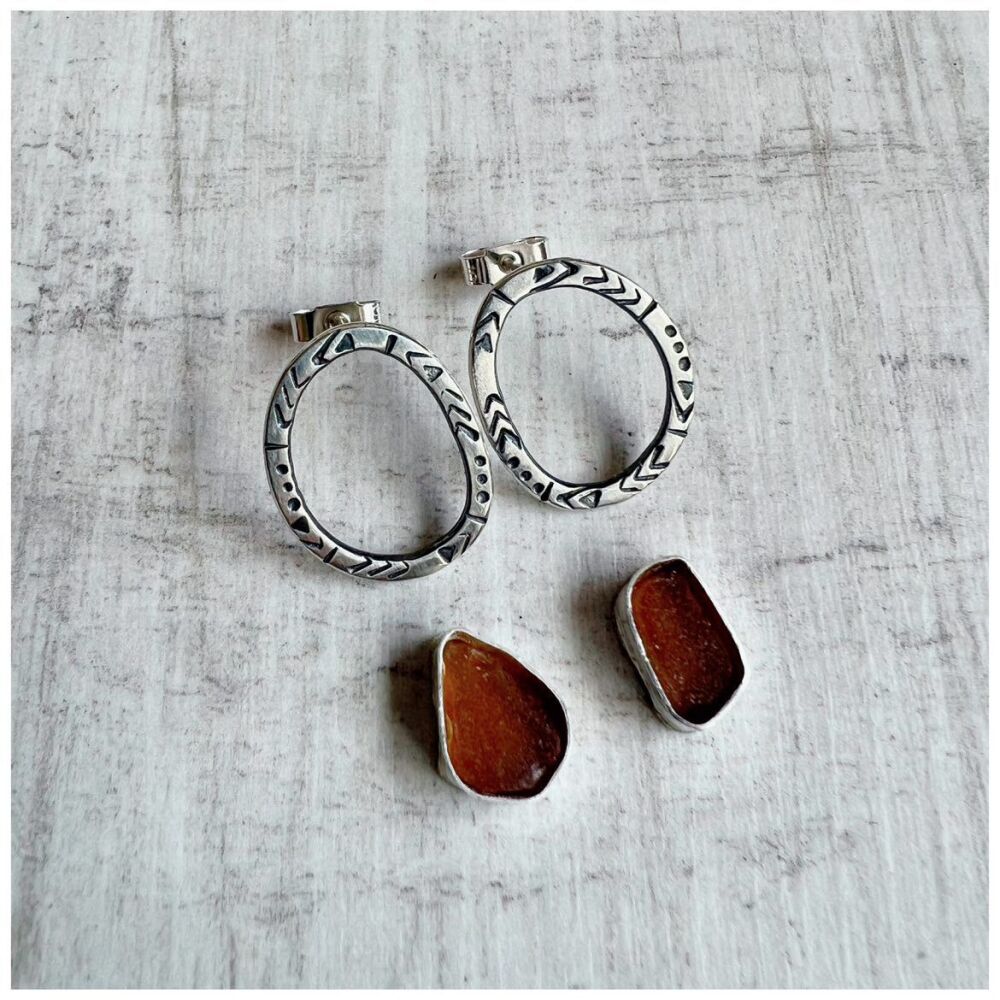 For Alana - Custom Sea Glass Earrings