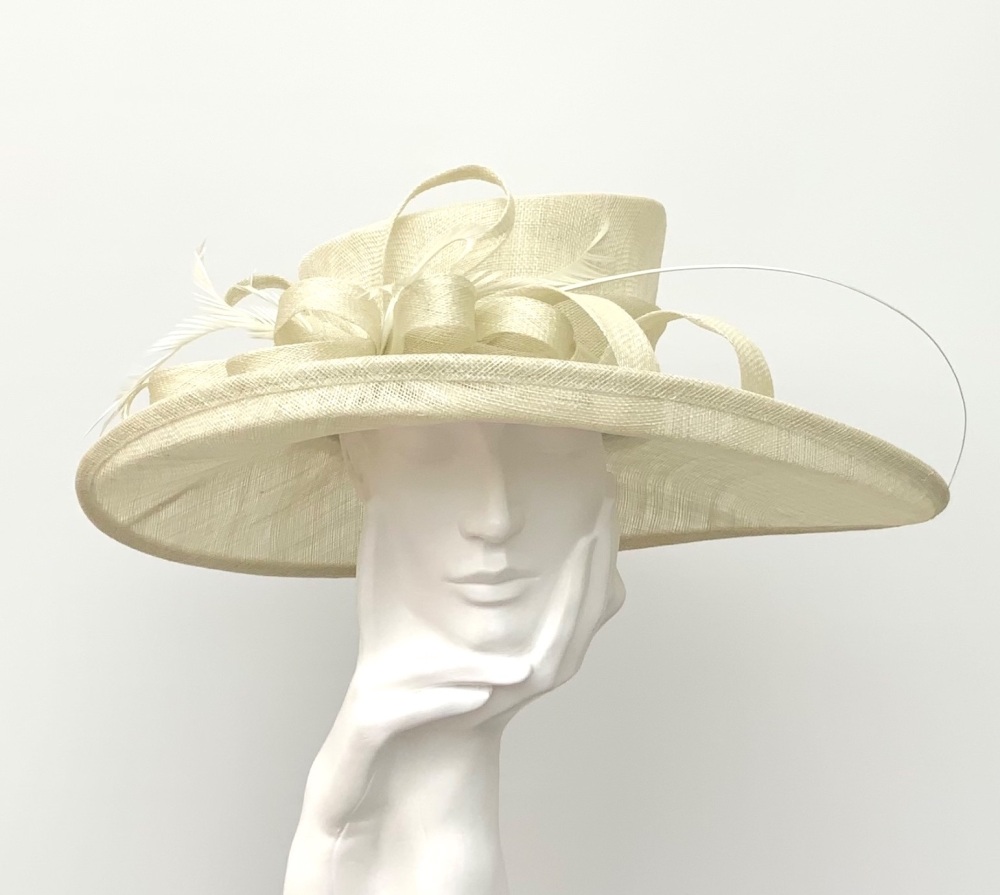 Ice Green Wedding Occasion Hat