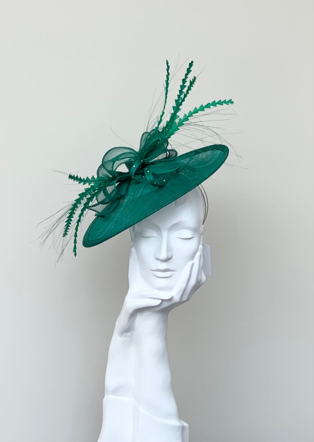 Black Saucer Fascinator