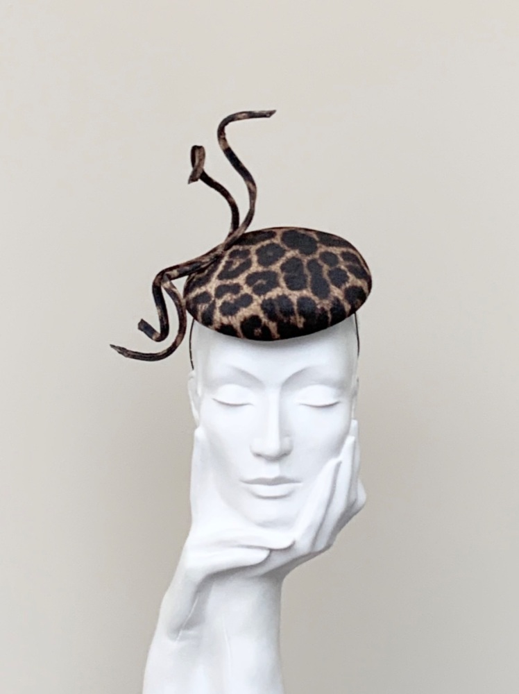 Leopard Animal Contemporary Fascinator