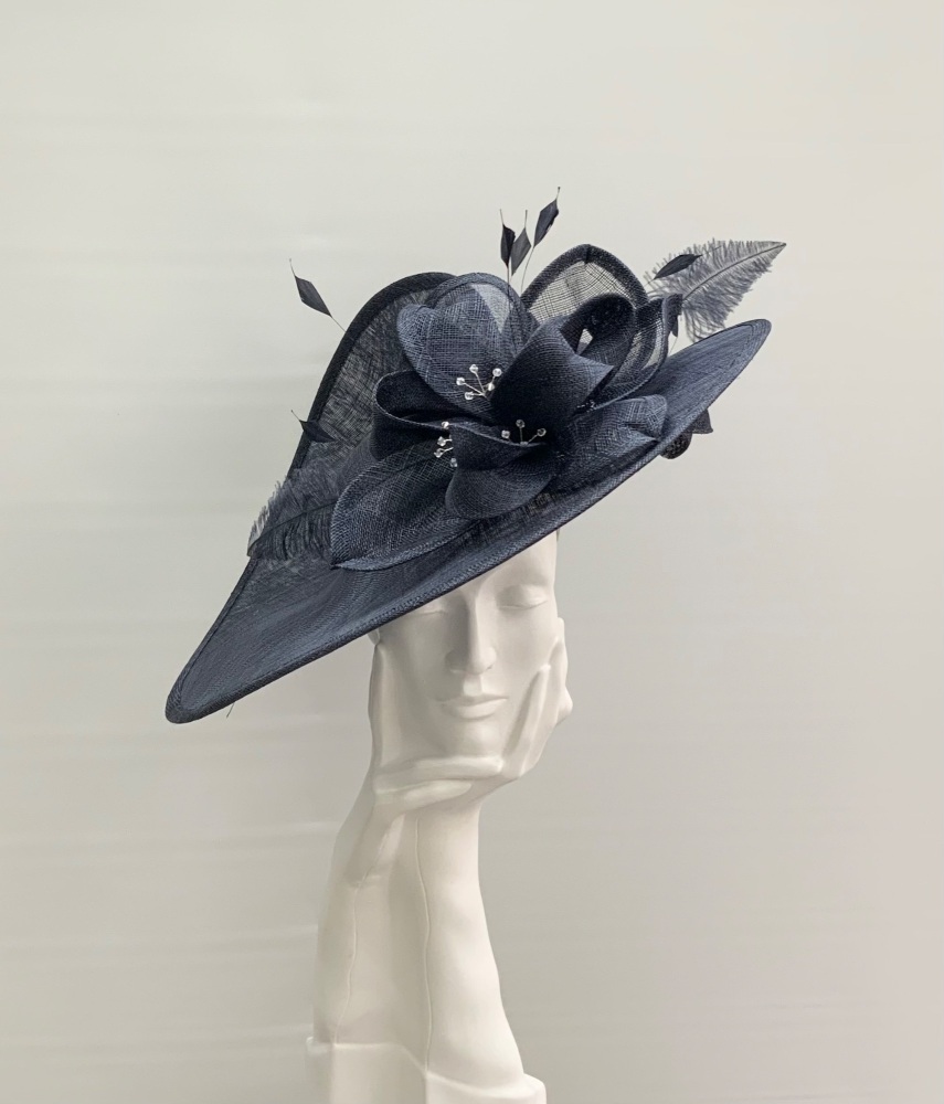 Dark Navy Large Saucer Hatinator Hat