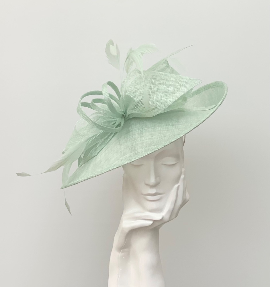 Mint Green Bow Hatinator