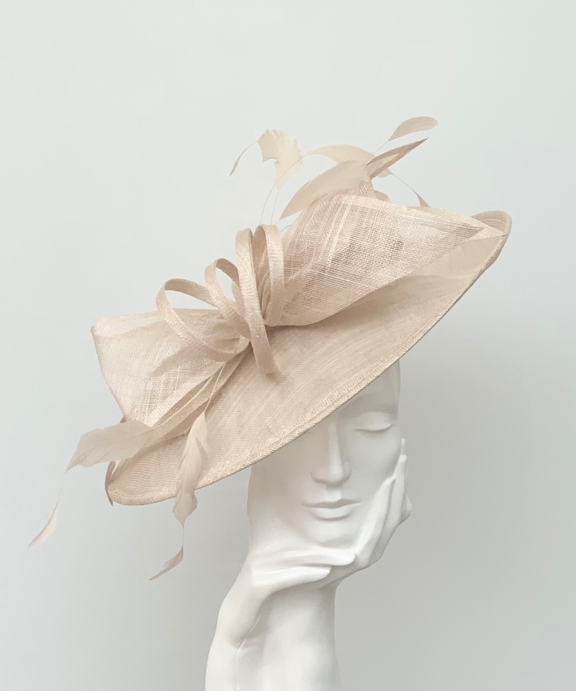 Nude Beige Bow Hatinator