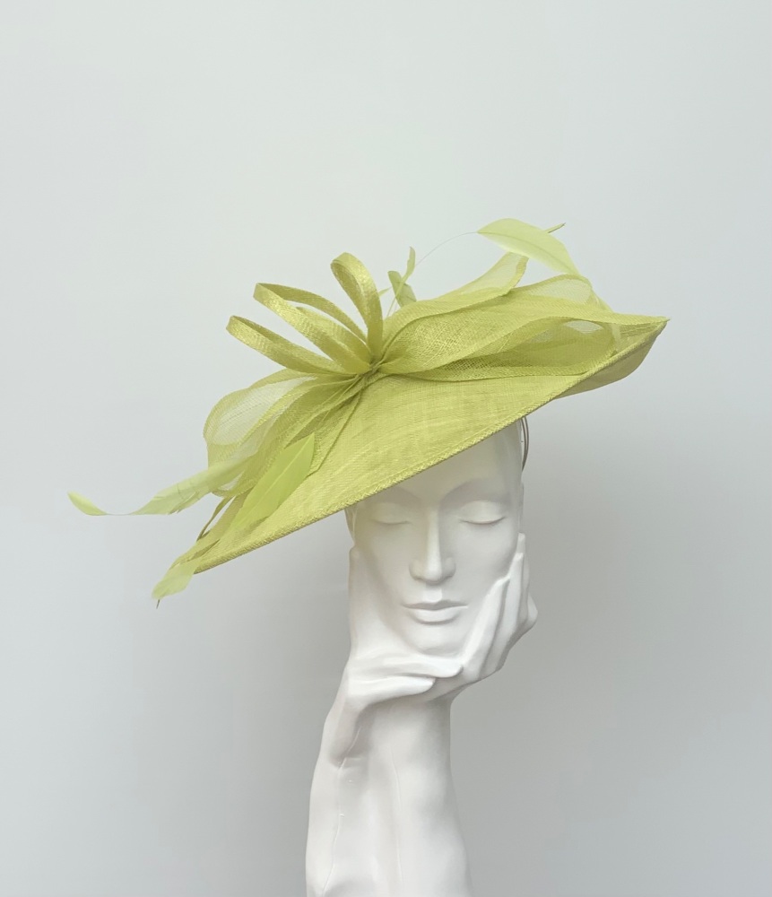 Lime Green Bow Hatinator