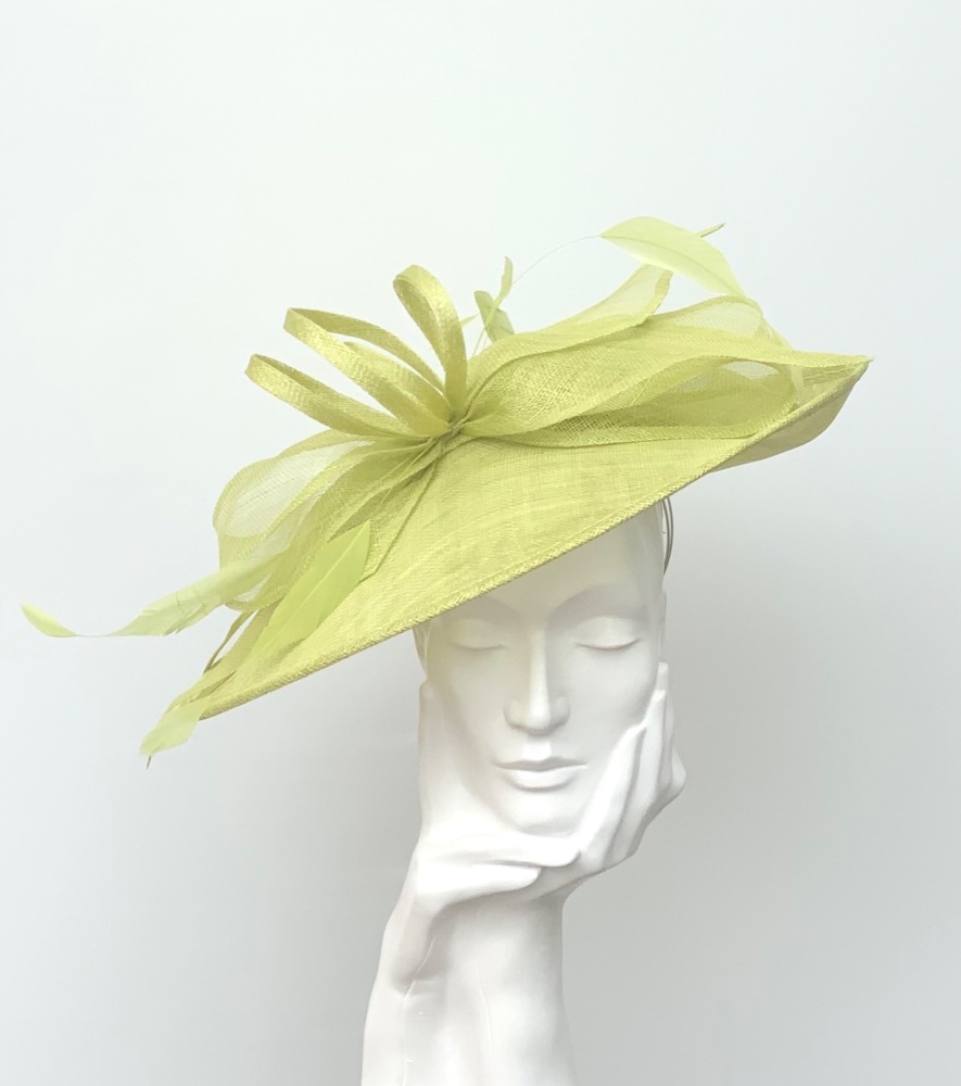 Lime Green Bow Hatinator