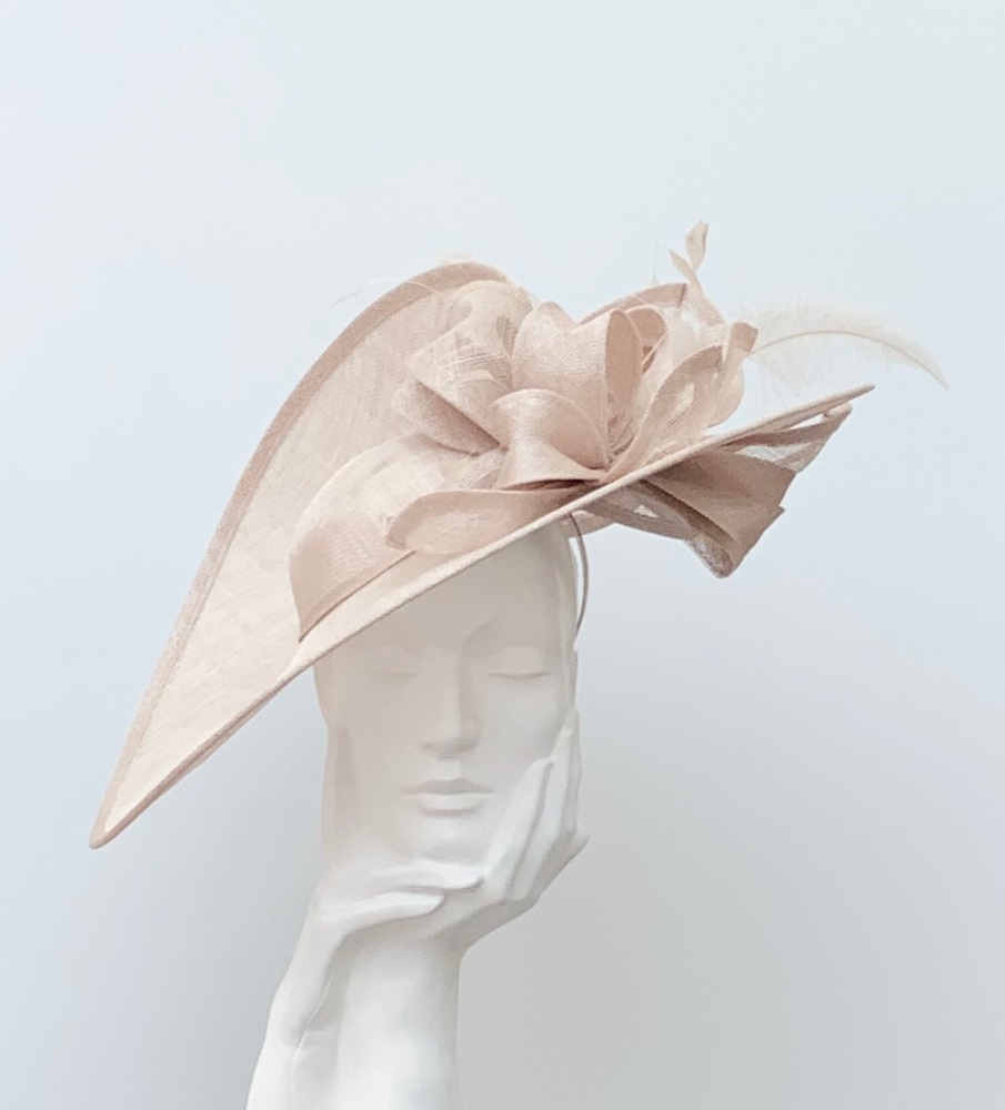 Beige Nude Large Upback Hatinator Hat