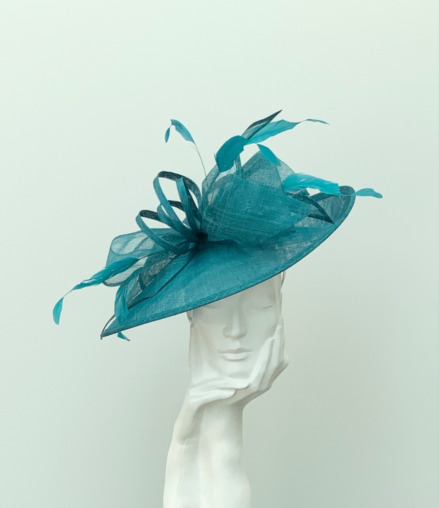 Teal Bow Hatinator