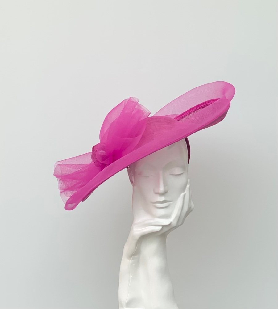 Magenta Crin Edged Hatinator Hat