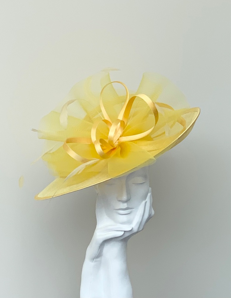 Yellow Large Crin Cloud Hatinator Hat