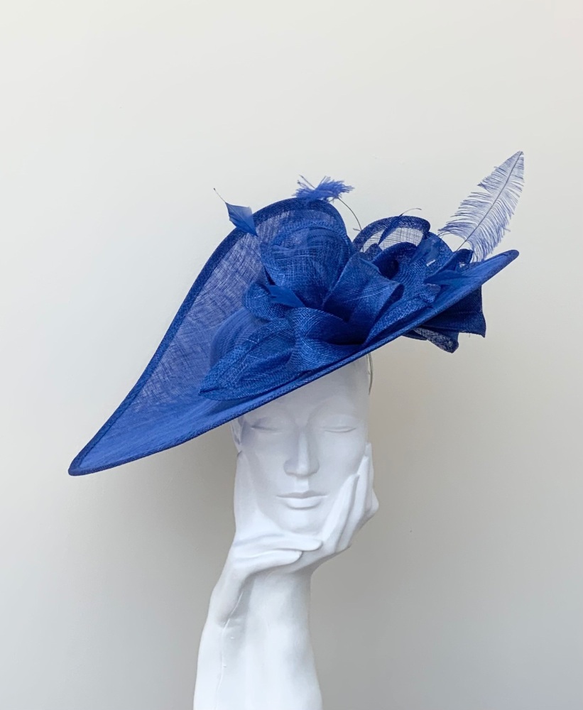Royal Blue Large Saucer Hatinator Hat