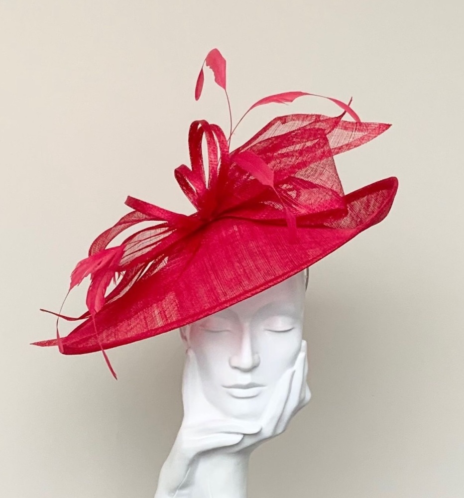 Poppy Red / Bright Red Bow Hatinator