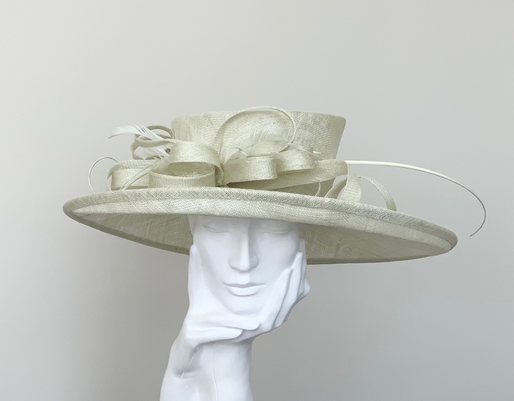 Ice Green Wedding Occasion Hat