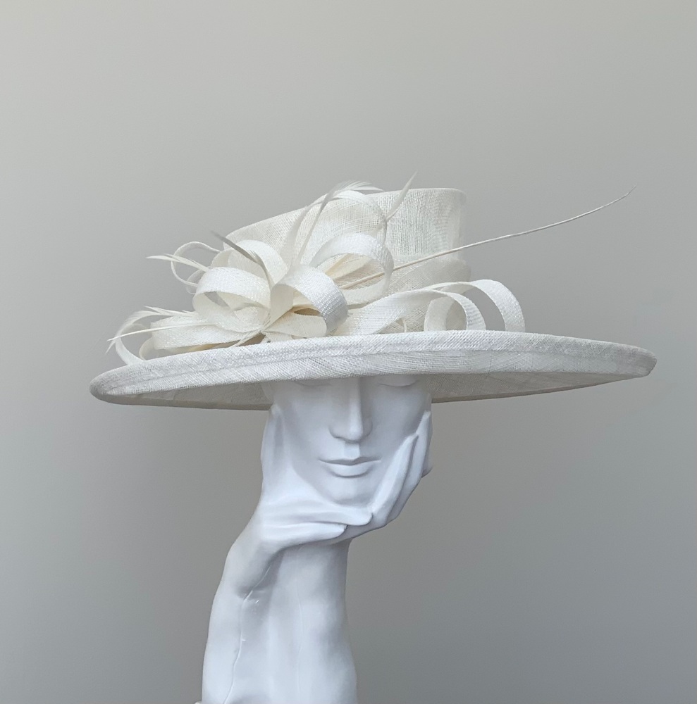 Pale Cream Wedding Occasion Hat