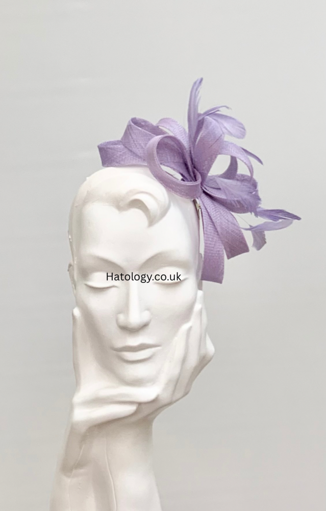 Lilac Looped Fascinator