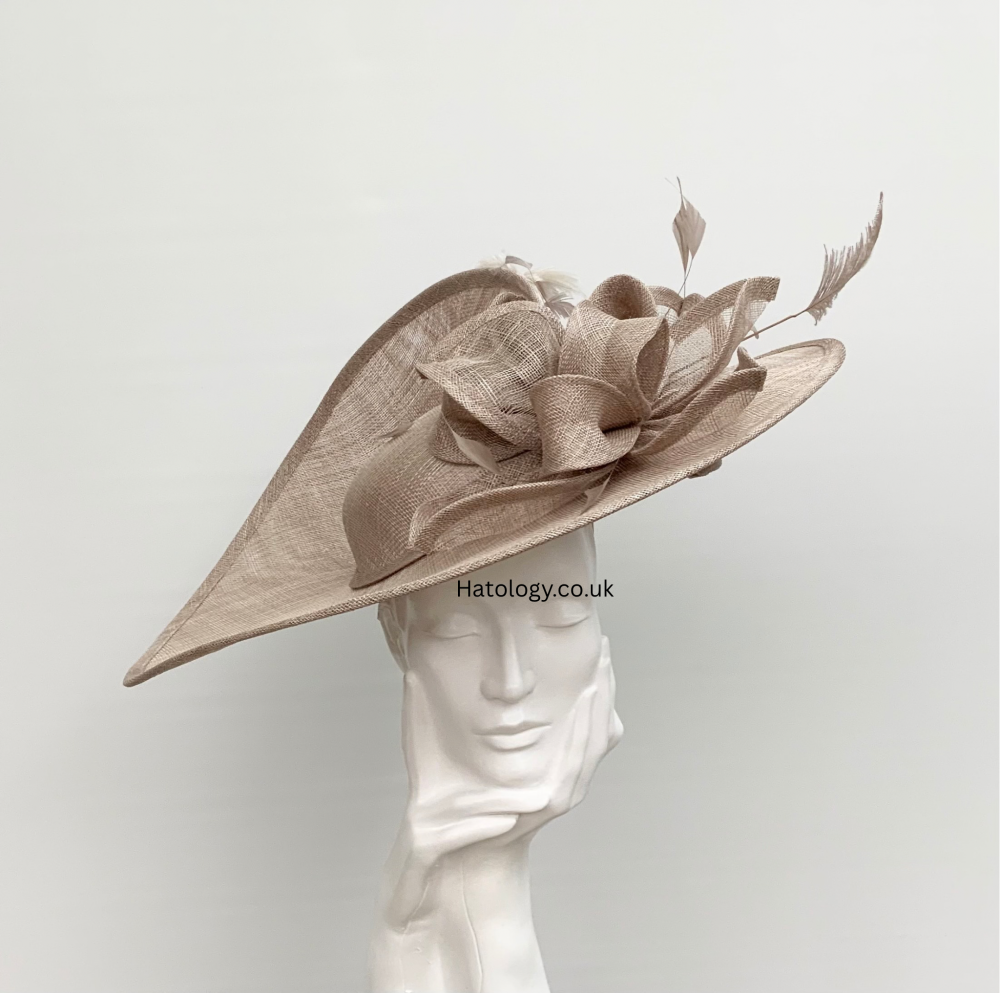 Taupe Brown Large Upback Hatinator Hat