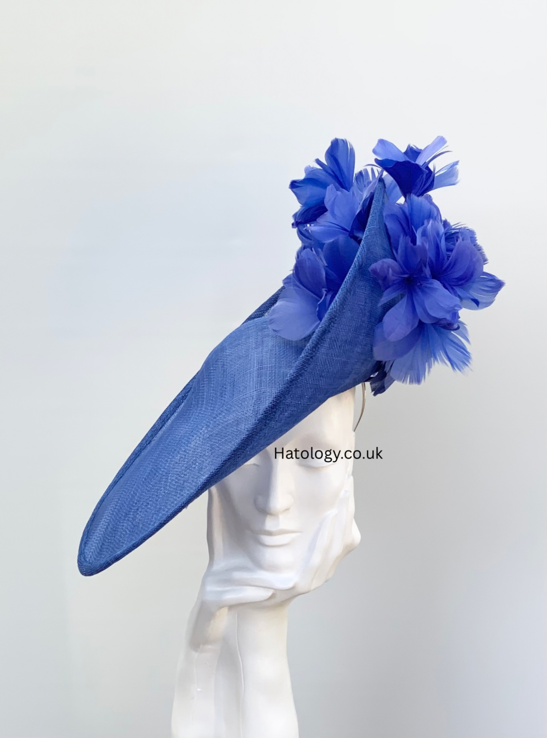 Royal Blue Upsweep Very Large Showstopper Hatinator Hat