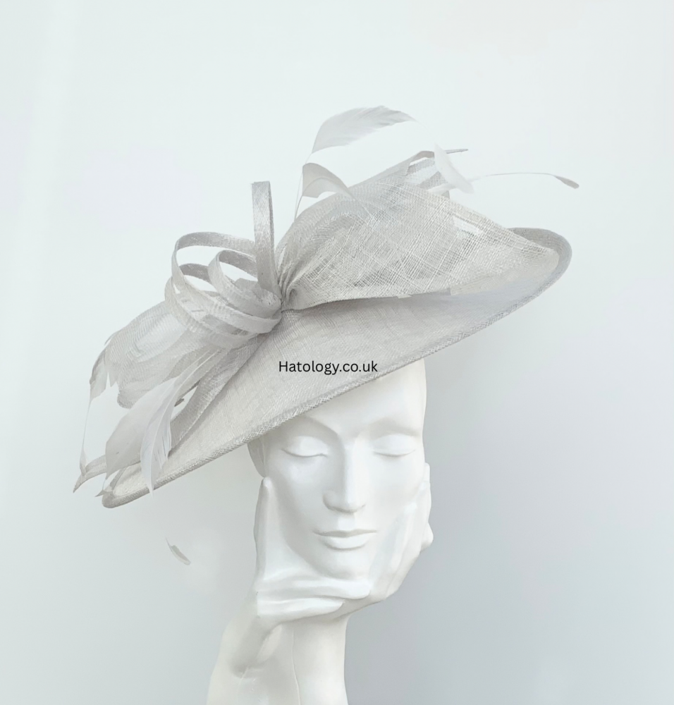 Pale Silver Bow Hatinator