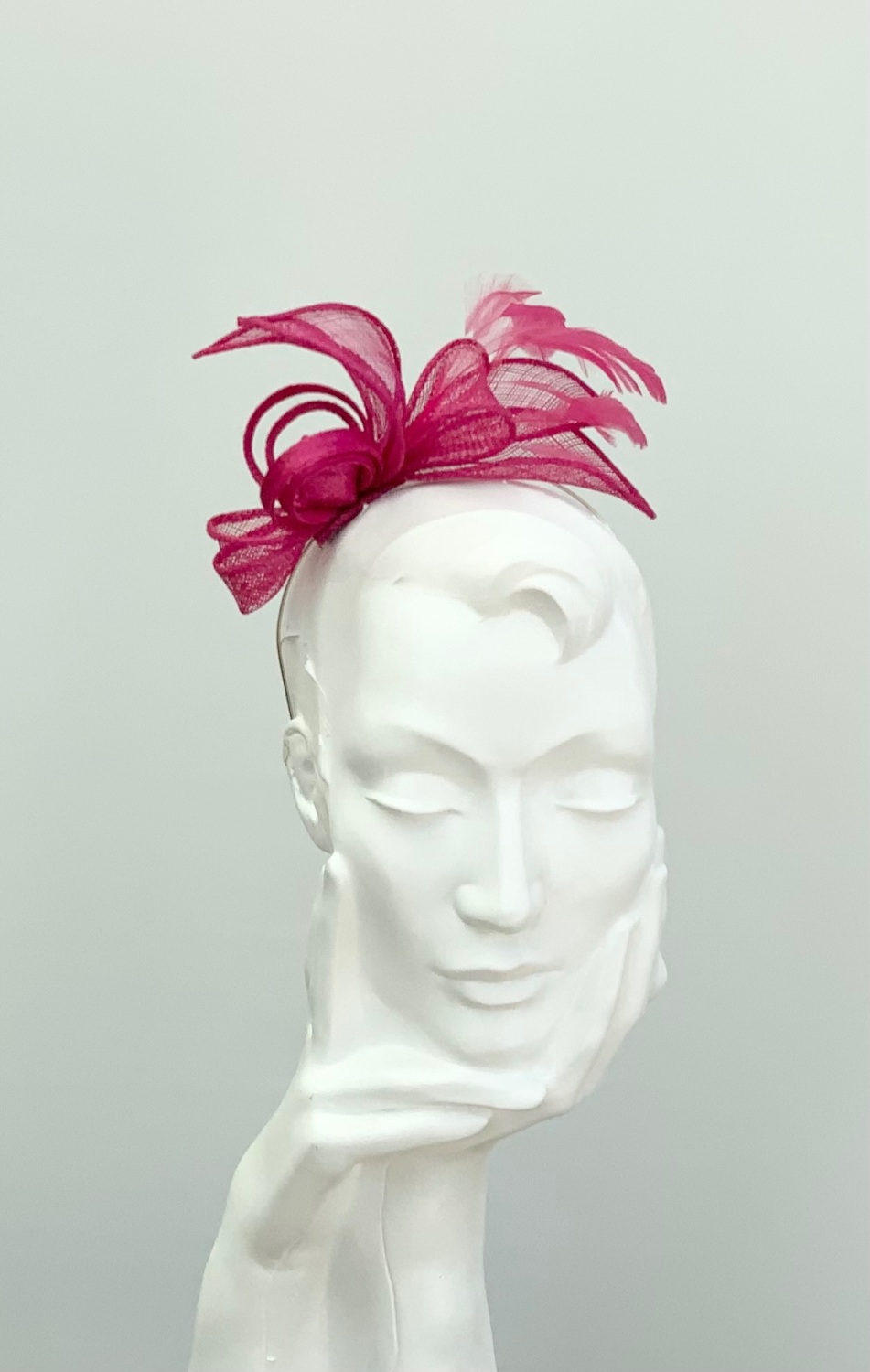 Raspberry Pink Lily Small Fascinator