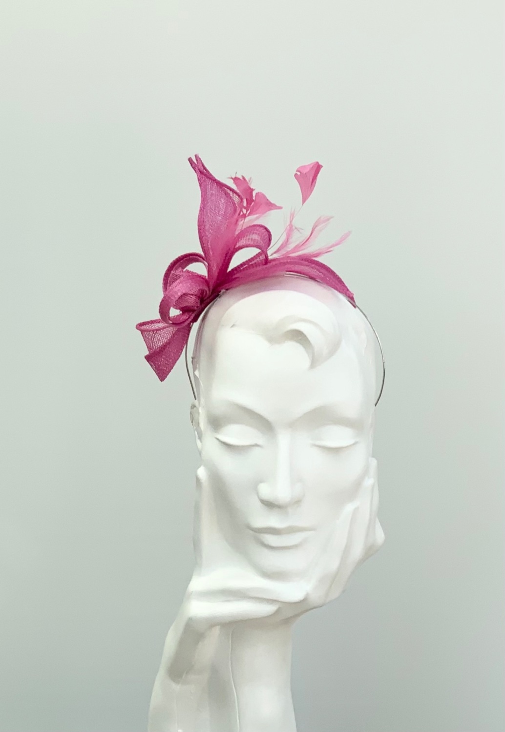 Rose Pink Lily Small Fascinator