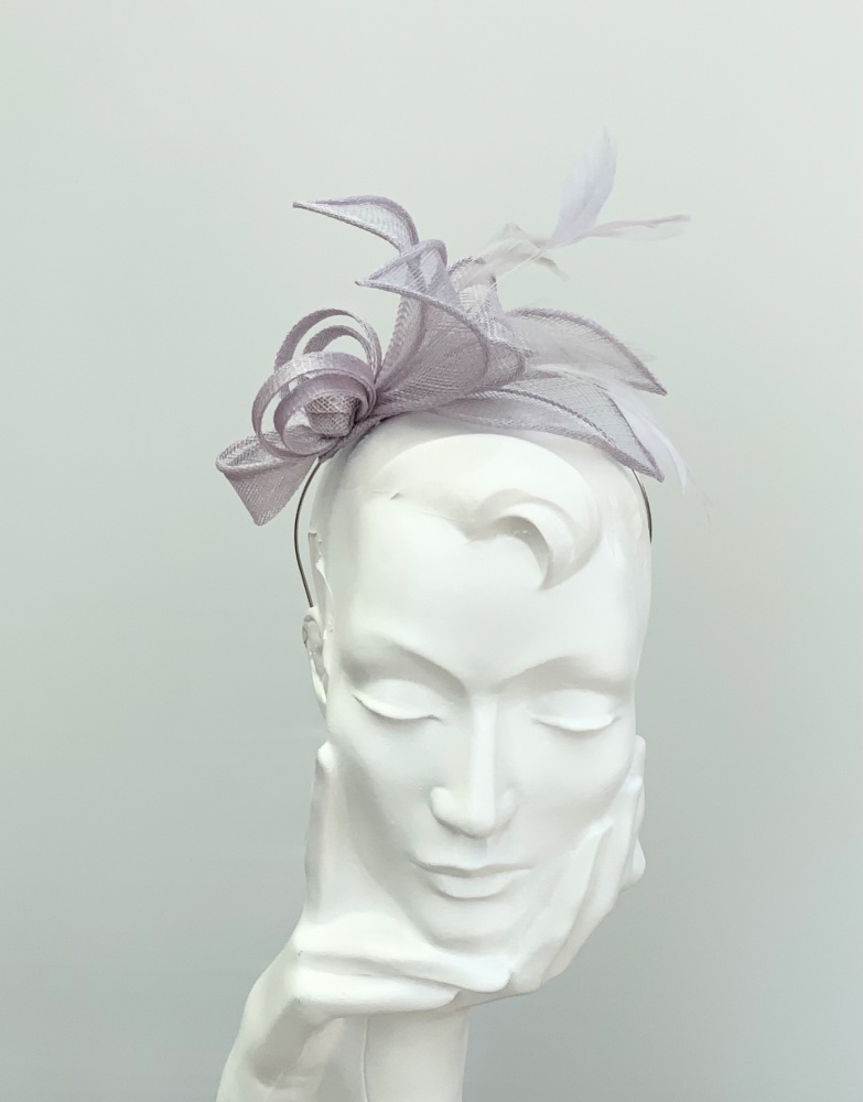 Lilac Purple Lily Small Fascinator