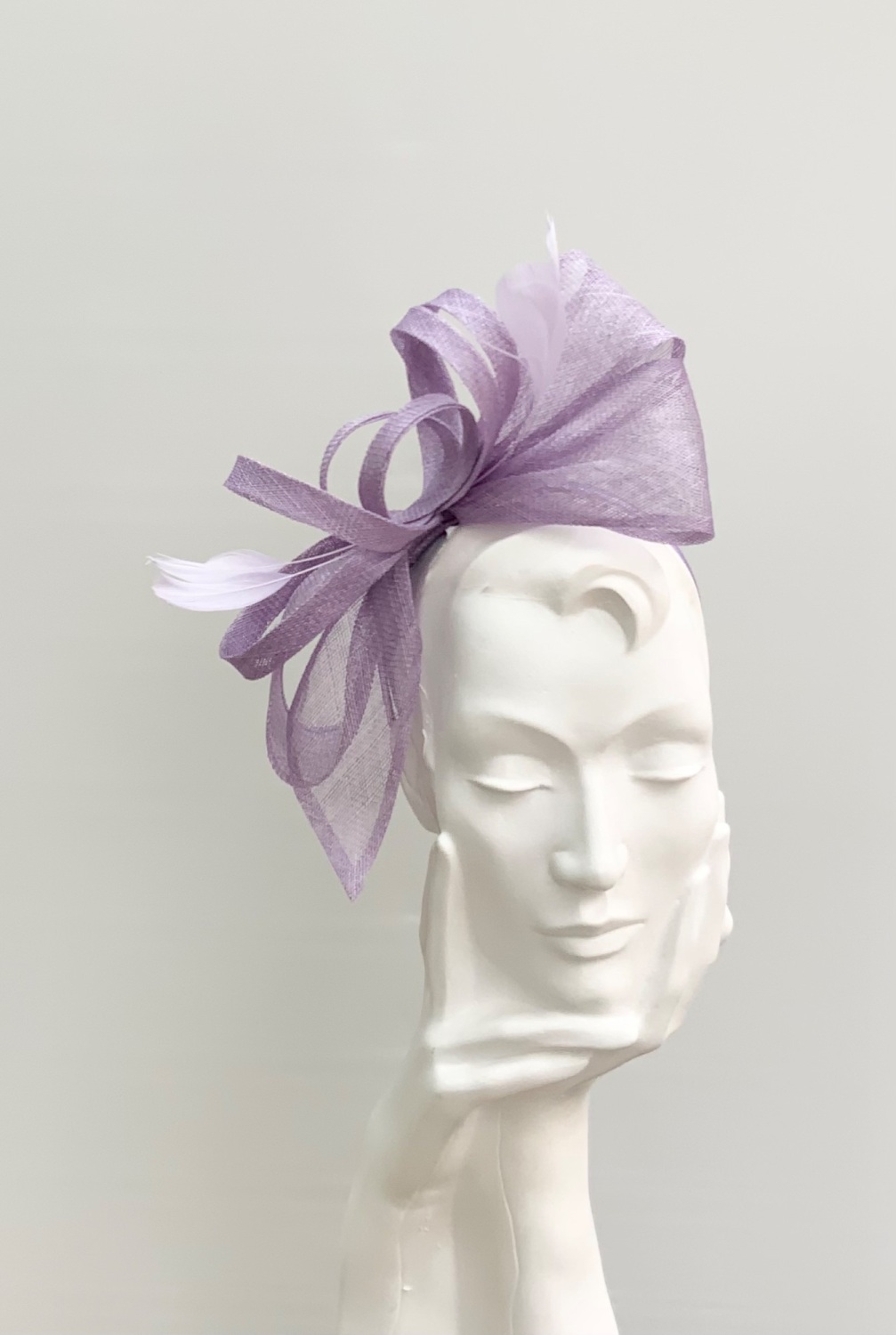 Lilac Bow Fascinator