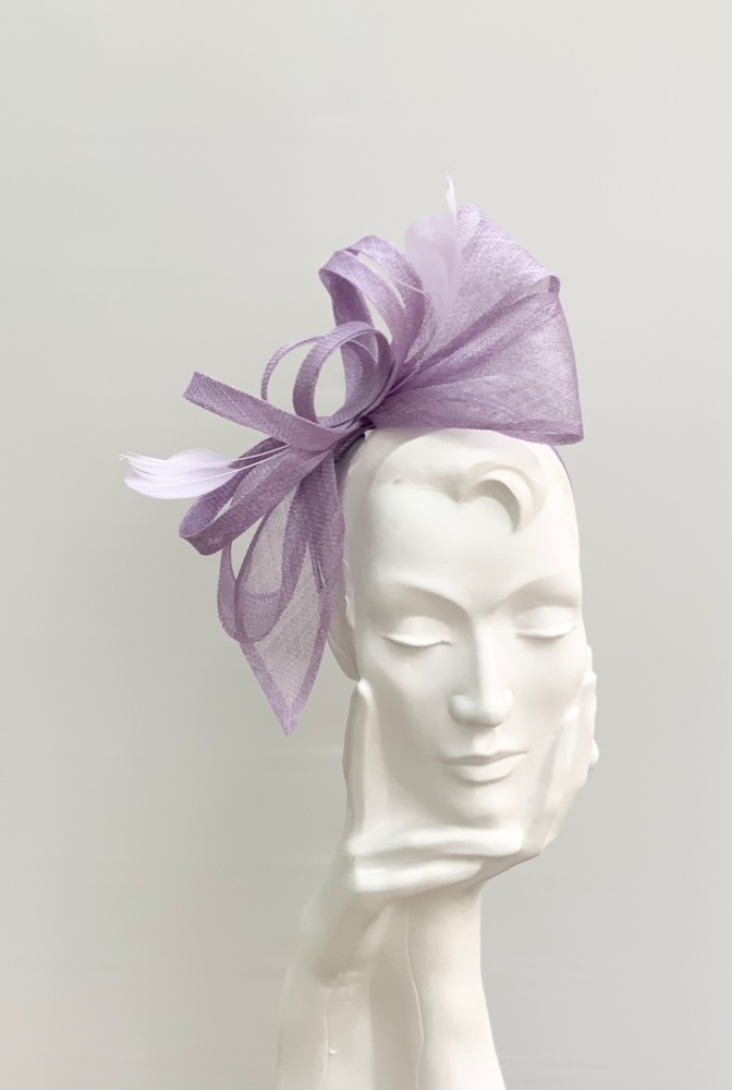 Lilac Bow Fascinator