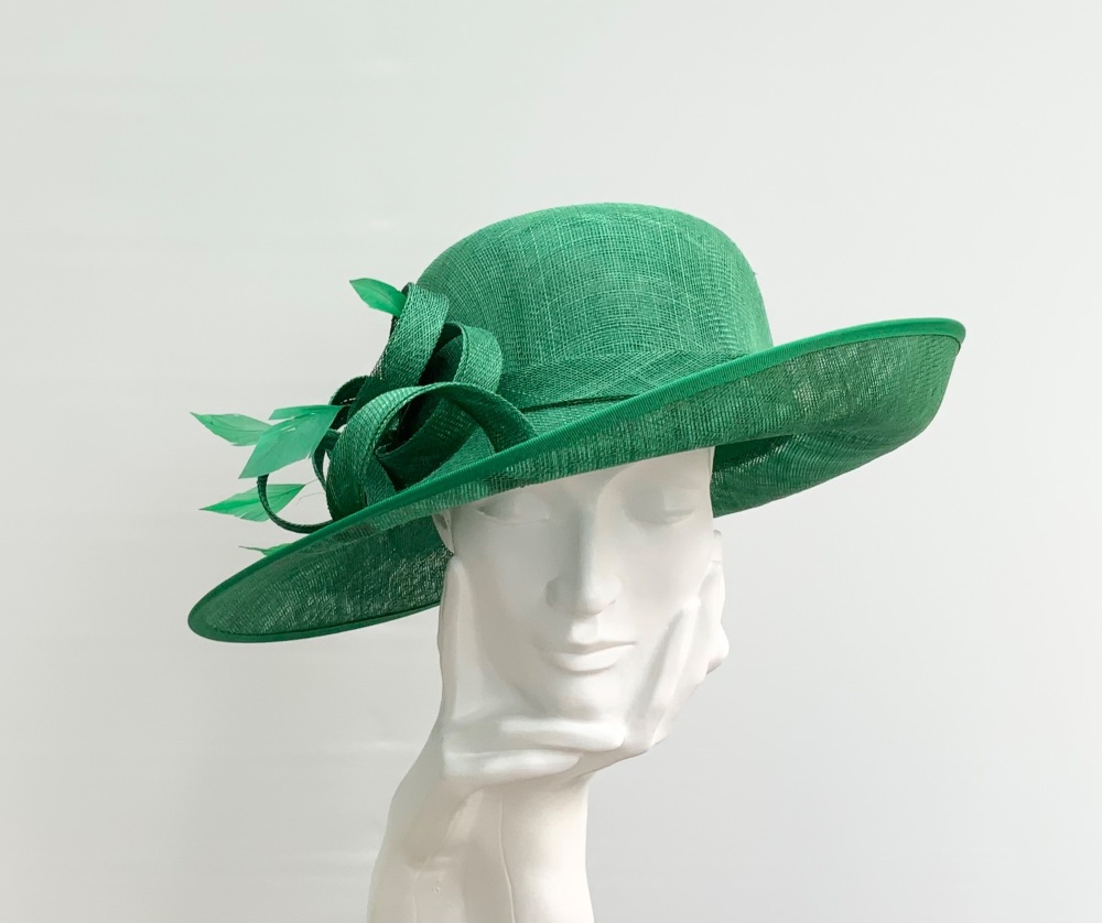 Emerald Green Formal Occasion Hat Rita