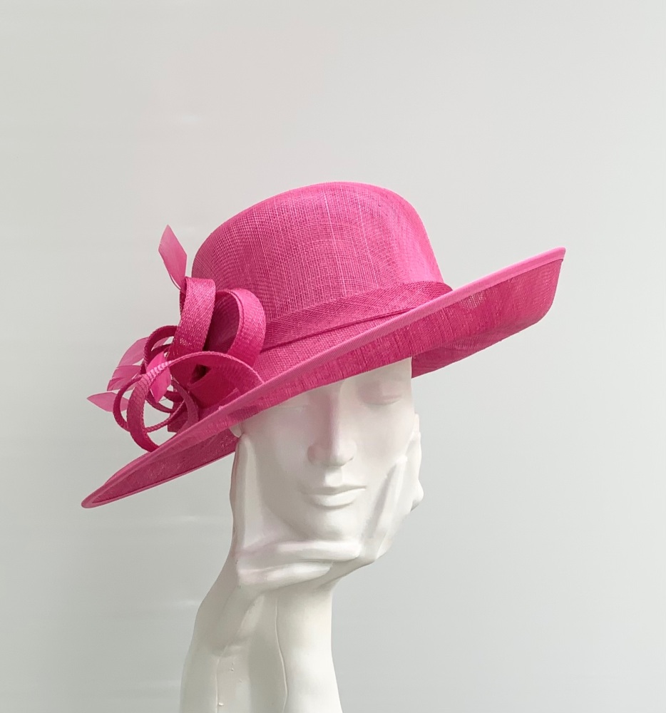 Hot Pink Formal Occasion Hat Rita