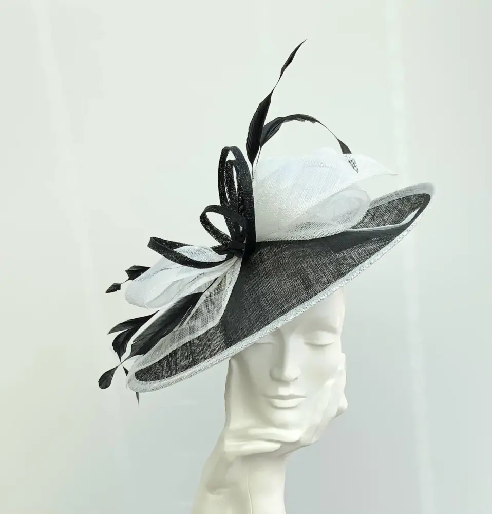 Black and White Bow Hatinator