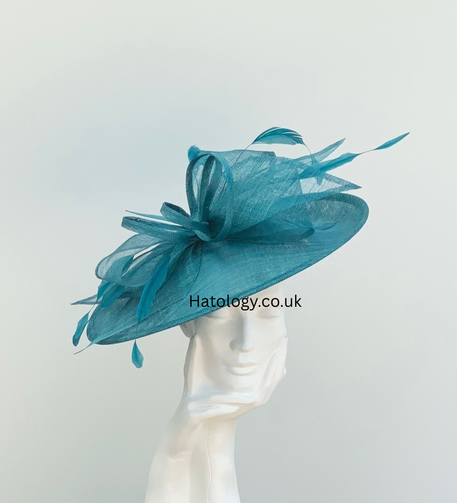 Teal Bow Hatinator
