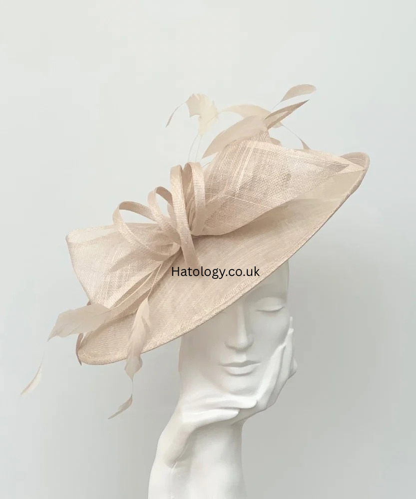 Pale Nude Beige Bow Hatinator
