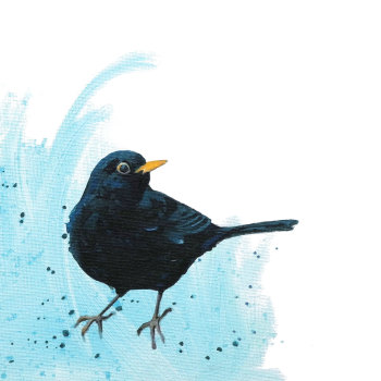 Blackbird Mini Print