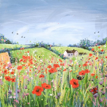 Cotswold Poppies Mini Print