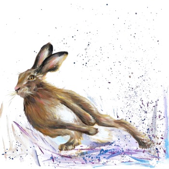 Giles- Hare Wildlife Art Print