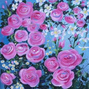 Flowerscape 11- Roses CARD