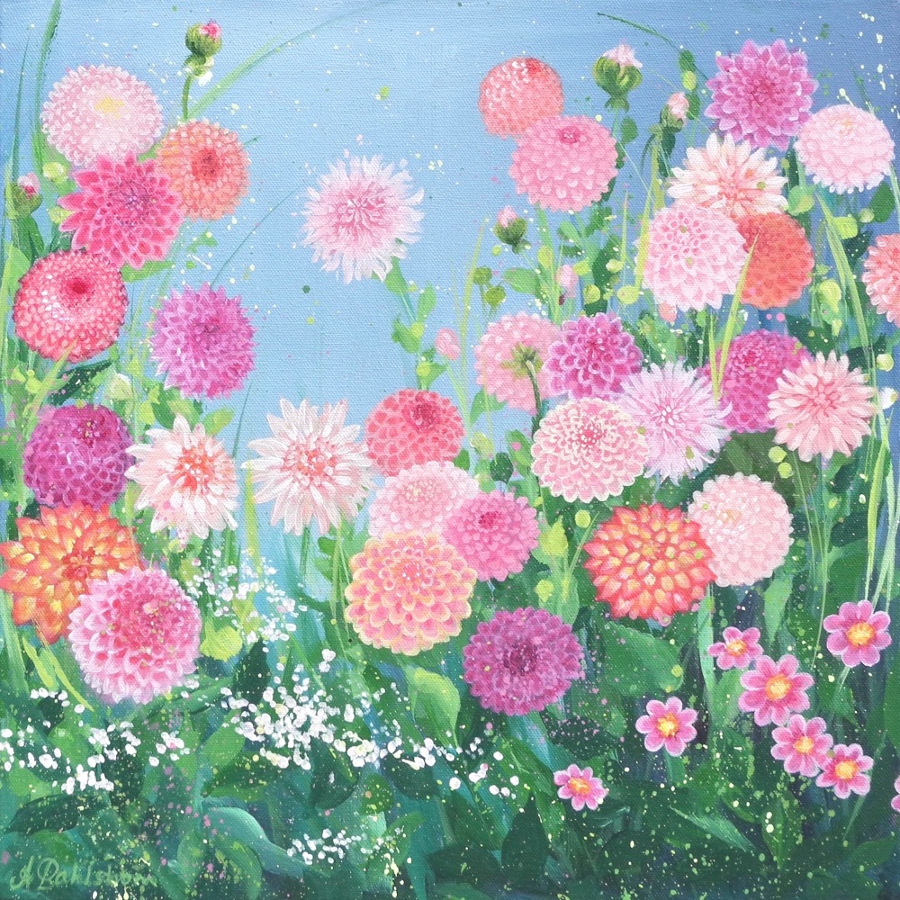 Flowerscape 13- Dahlias CARD